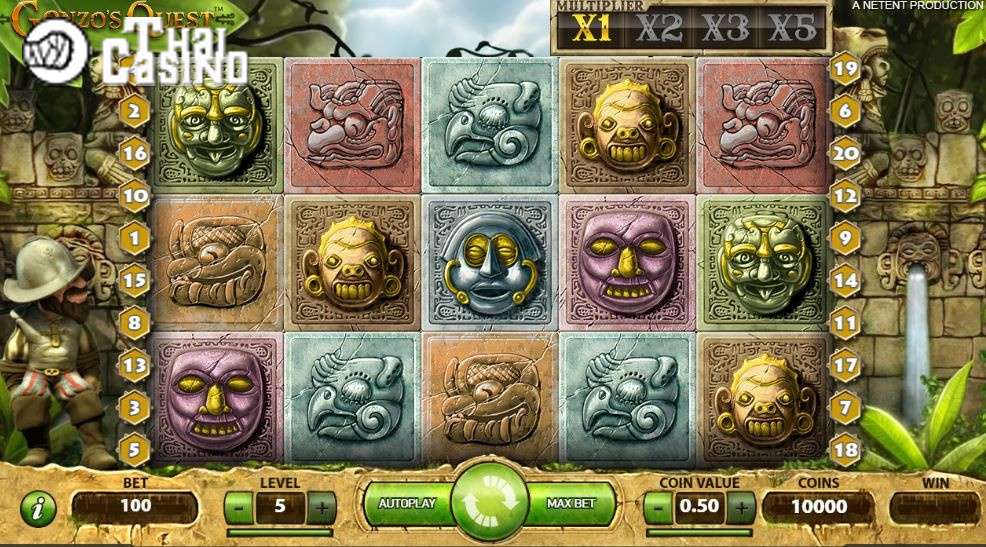Gonzo Quest slot from Fun88