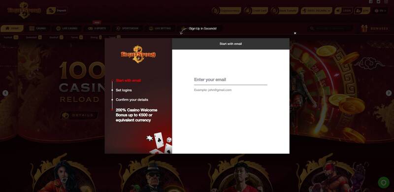 eightstorm casino sign-up