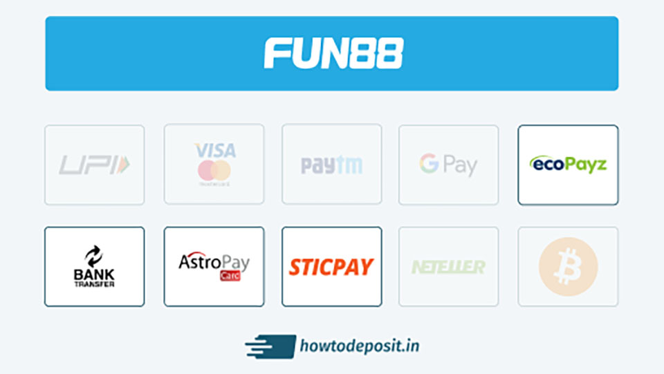 fun88 payment method